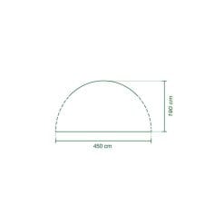 Coleman Event Shelter XL Sunwall Door Floor plan