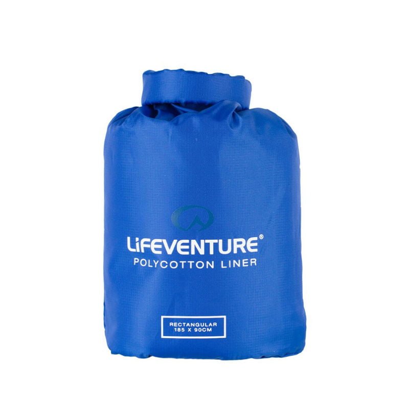 Lifeventure Polycotton Rectangular Sleeping Bag Liner