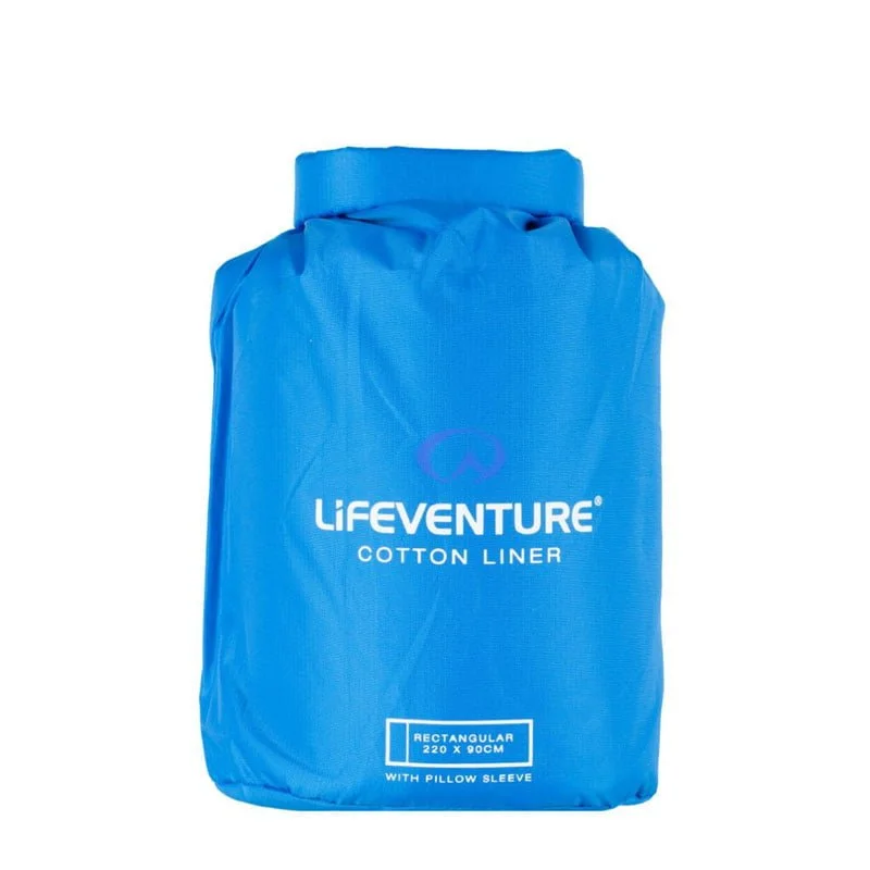 Lifeventure Rectangular Cotton Sleeping Bag Liner