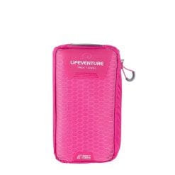 Lifeventure SoftFibre Travel Towel - X Large pink