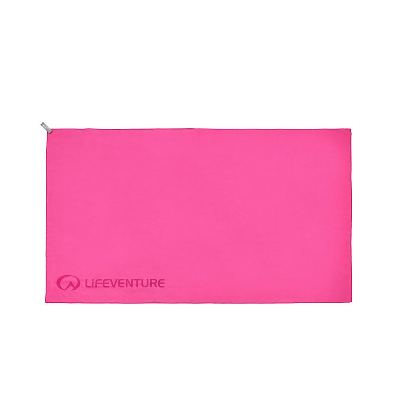 Lifeventure SoftFibre Travel Towel - X Large pink