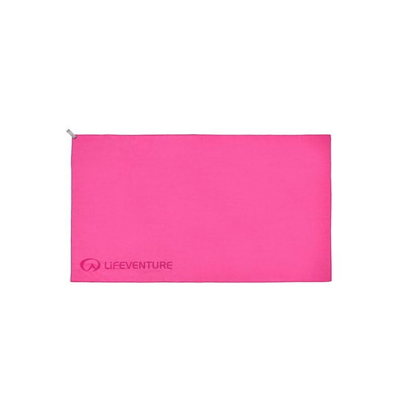 Lifeventure SoftFibre Travel Towel - Large Pink