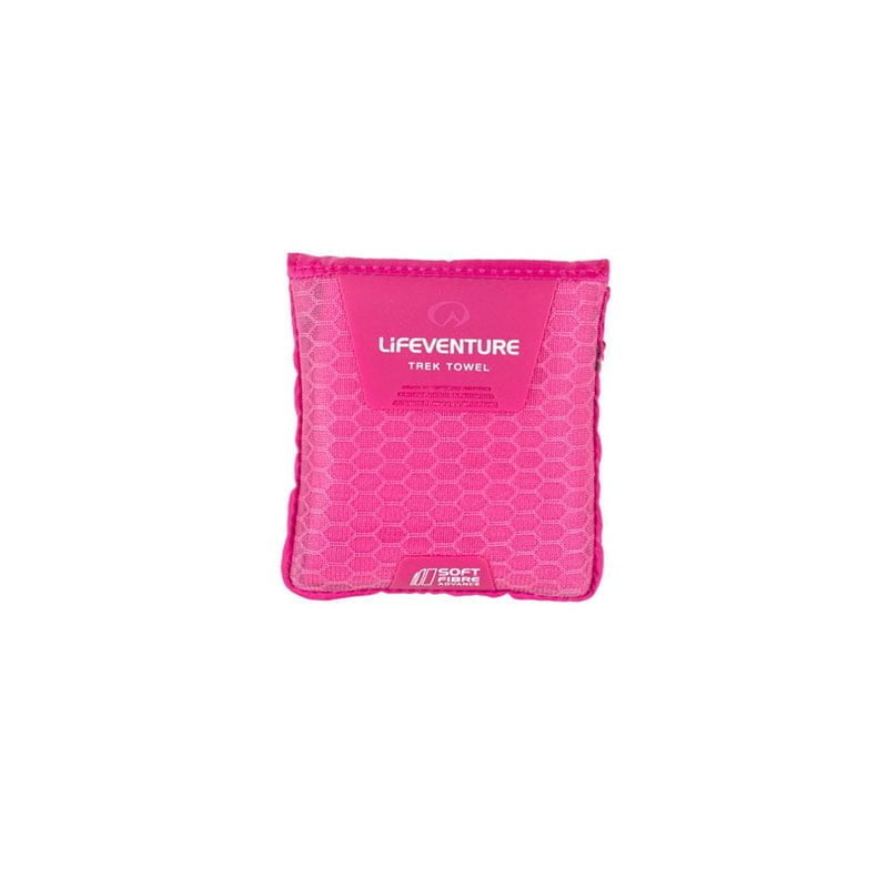 Lifeventure SoftFibre Travel Towel - Pocket Pink