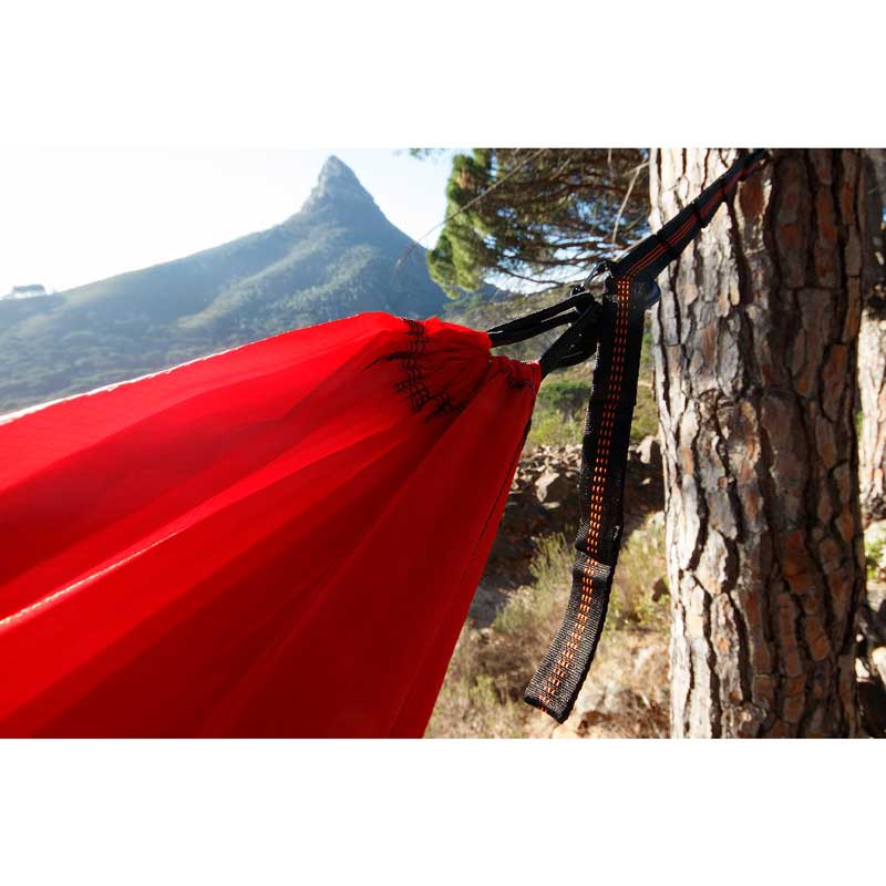 First Ascent Lightweight Hammock Double Red Campcraft