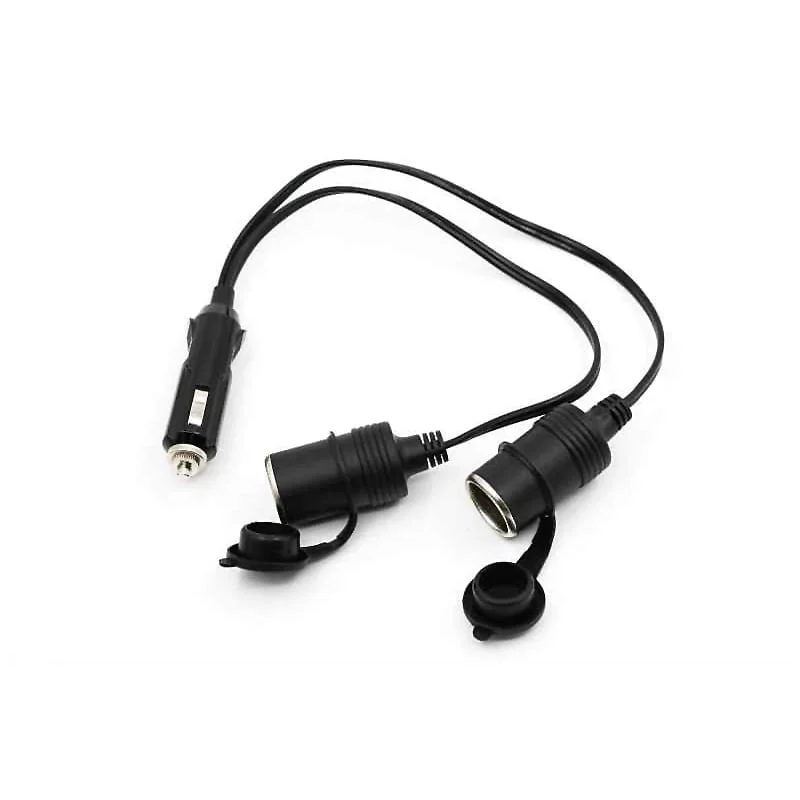 Lumeno Male Lighter to 2 Female Lighter plugs
