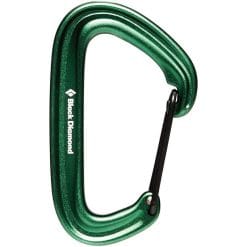 Black Diamond LiteWire Carabiner - Green