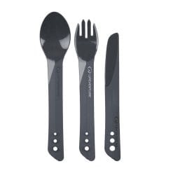 Lifeventure Ellipse Cutlery Set - Graphite