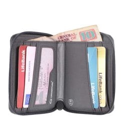 Lifeventure RFiD Bi-Fold Wallet - Grey
