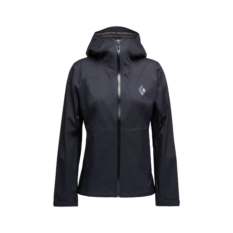Black Diamond Fineline Stretch Rain Shell - Women's, Black