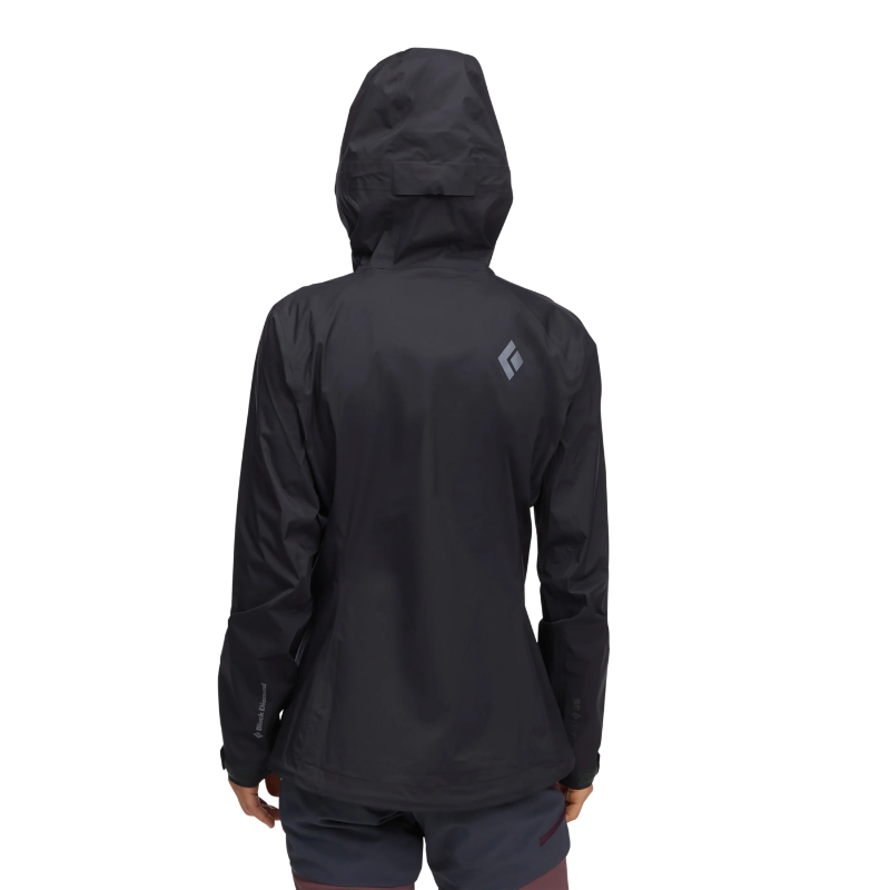 Black Diamond Fineline Stretch Rain Shell - Women's, Black