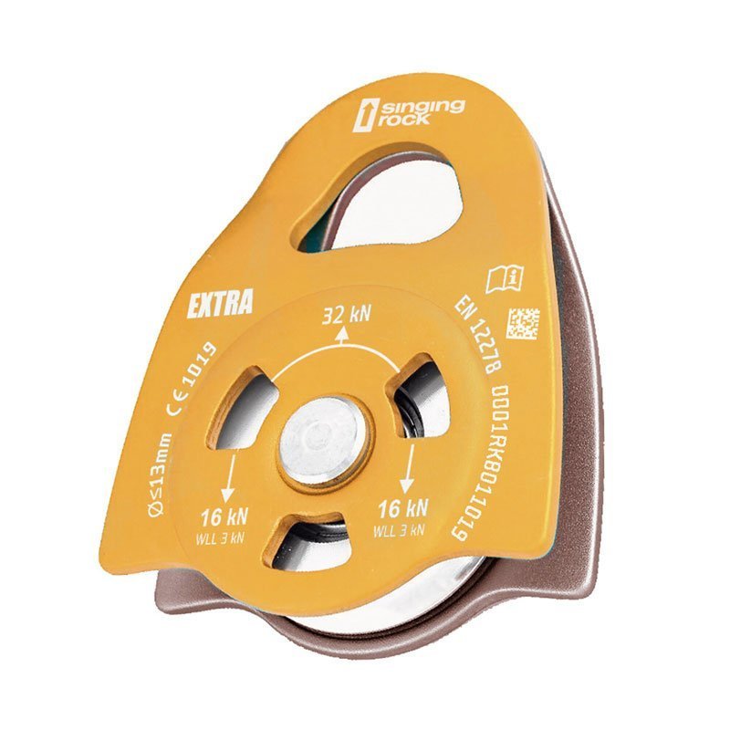 Singing Rock Extra Roll Pulley - Orange