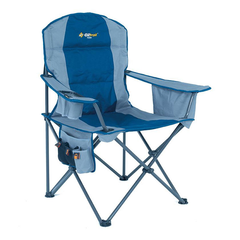 OZtrail Cooler Arm Chair Blue