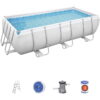 Bestway Power Steel Rectangular Frame Pool Set - 4.04m
