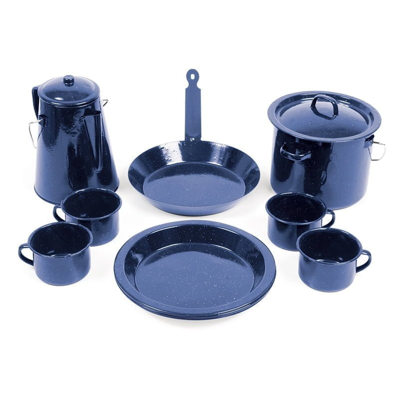 Campfire 11 Piece Enamel Cookware Set Campcraft
