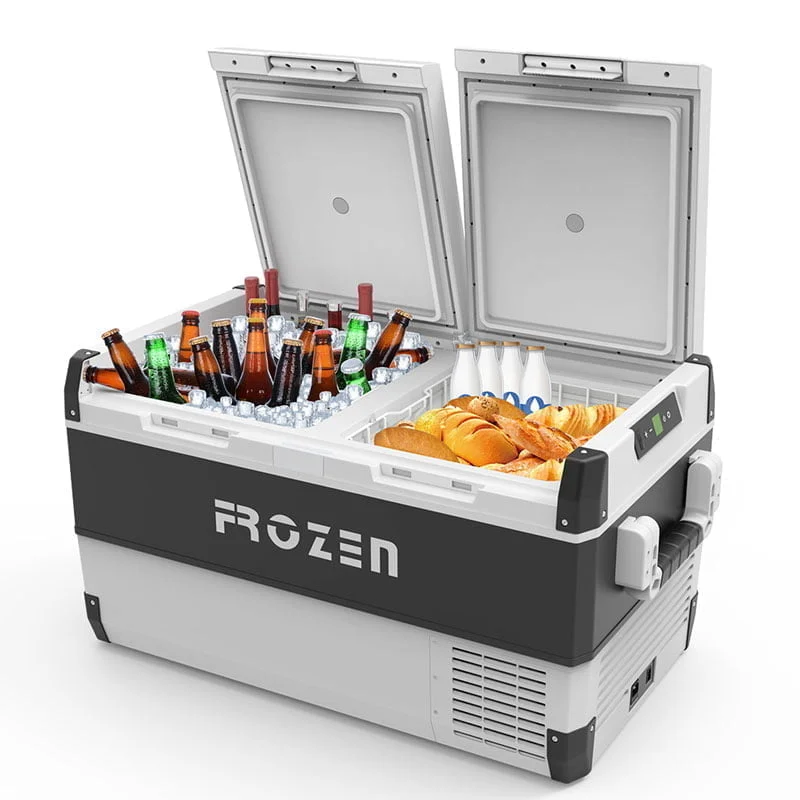 Frozen FC95 95L Compressor Type Car Fridge Freezer Double Door