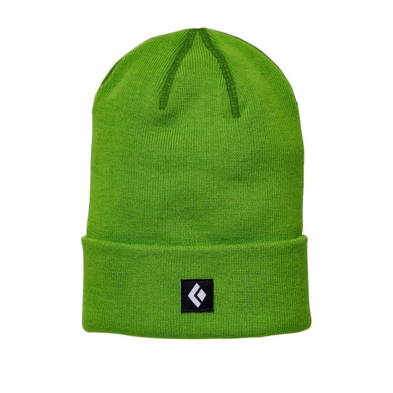 Black Diamond Badge Beanie - Lime Green | CAMPCRAFT®