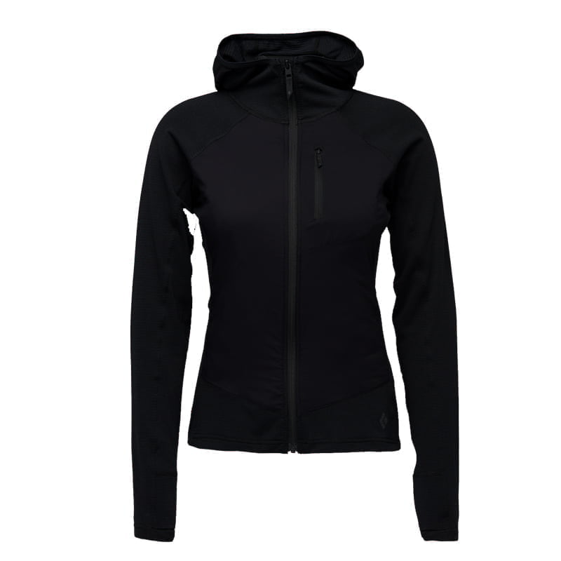 Black Diamond Coefficient LT Hybrid Hoody - Women's, Black