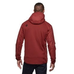 Black Diamond First Light Hybrid Hoody - Men's Dark Crimson