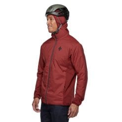 Black Diamond First Light Hybrid Hoody - Men's Dark Crimson