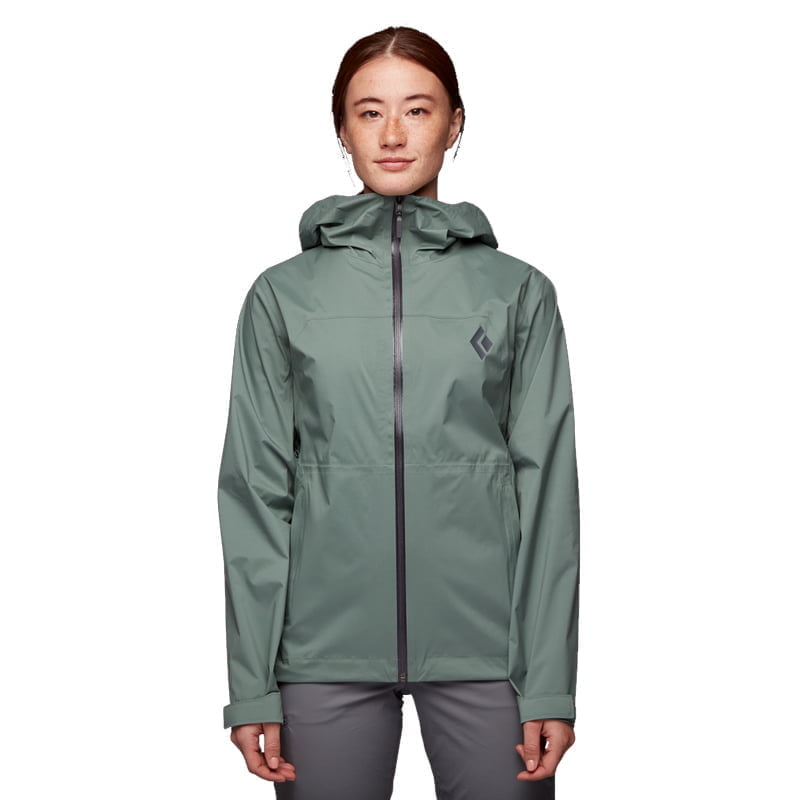 Black Diamond StormLine Stretch Rain Shell - Women's, Laurel Green