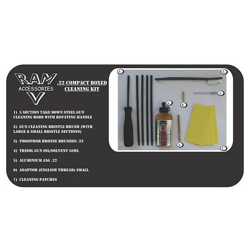 Ram Compact Boxed Cleaning Kit .22