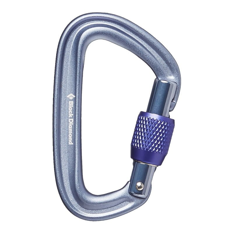 Black Diamond LiteForge Screwgate Carabiner - Grey