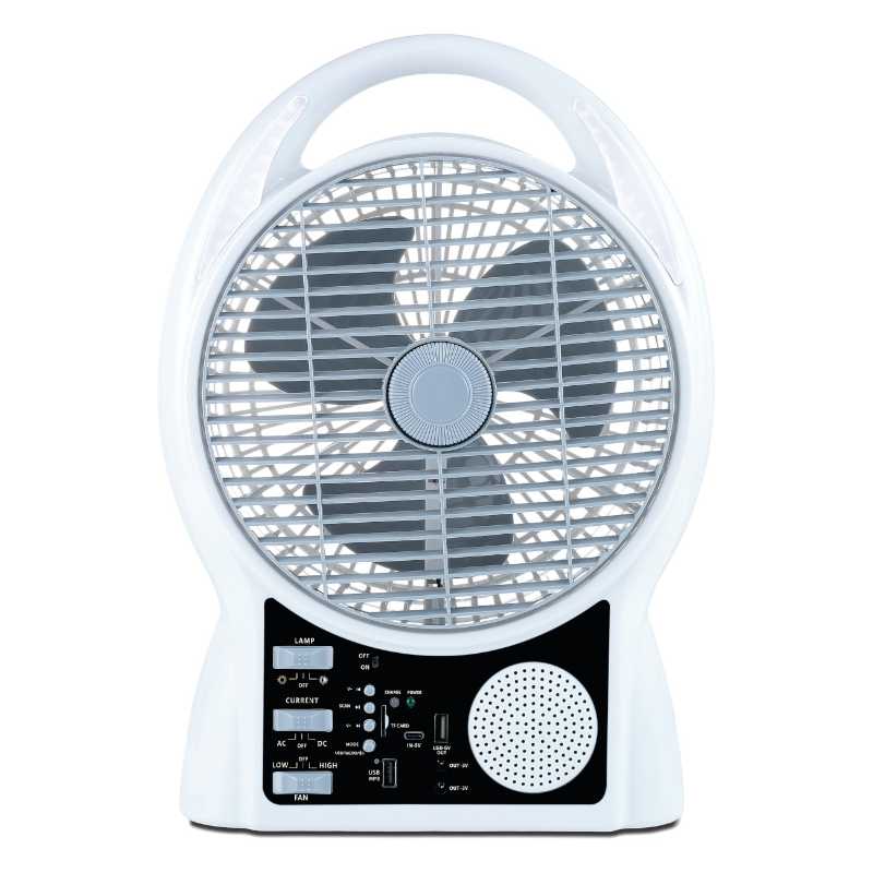 Ultratec Typhoon Multimedia AC/DC Rechargeable Fan