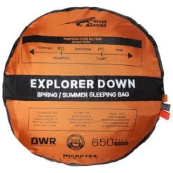 First Ascent Explorer Sleeping bag - Kalahari Orange