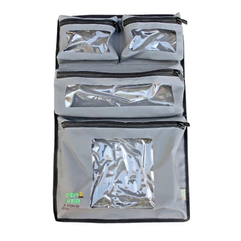 Camp Cover Door Storage System - 4-Set Charcoal