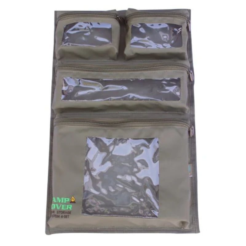 Camp Cover Door Storage System - 4-Set Khaki
