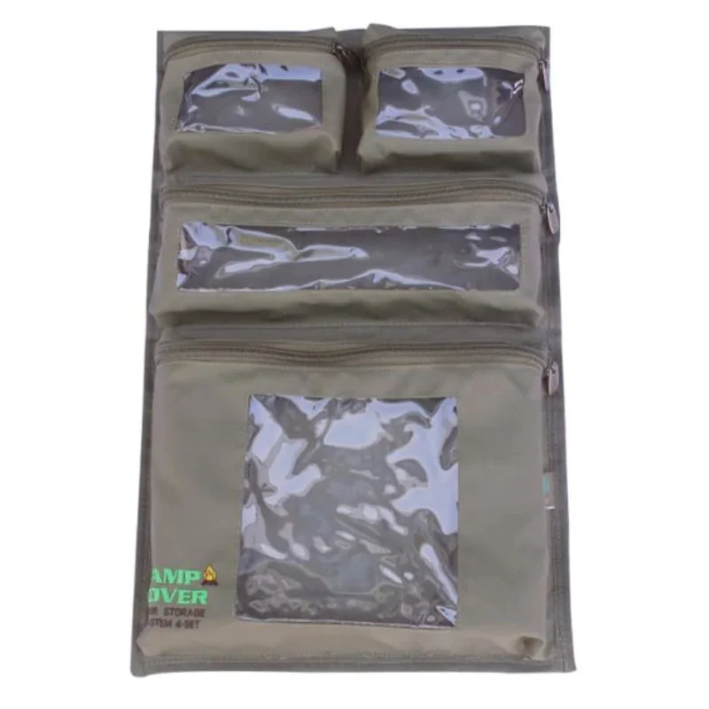 Camp Cover Door Storage System - 4-Set Khaki