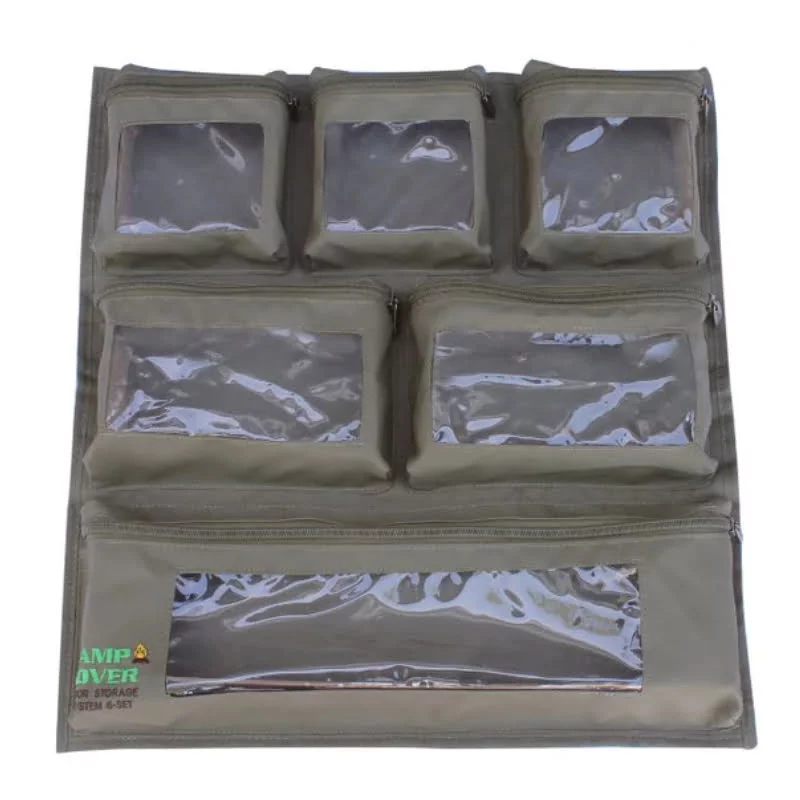 Camp Cover Door Storage System - 6-Set Khaki
