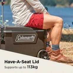 Coleman 65 Quart Convoy Wheeled Cooler
