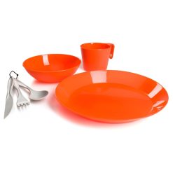 GSI Outdoors Cascadian 1 Person Table Set - Orange