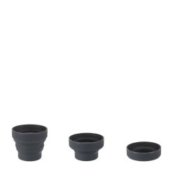 Lifeventure Ellipse Collapsible Mug - Graphite