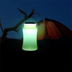 Ultratec SLS Solar LED Silicone Waterproof Lantern - Green