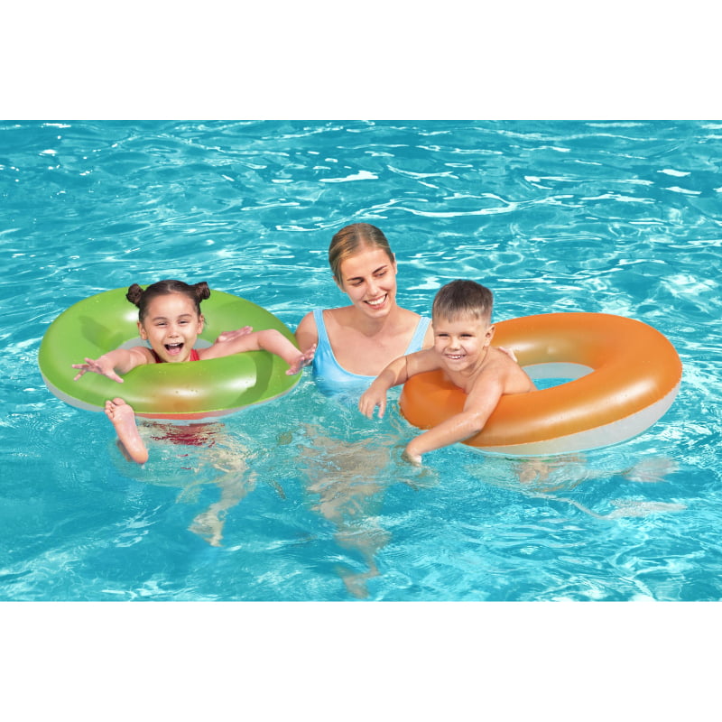 Bestway 76cm Frosted Neon Swim Ring