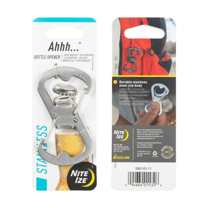 Nite Ize Ahhh... S-Biner Bottle Opener - Stainless