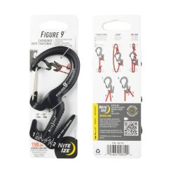 Nite Ize Figure 9 Carabiner Rope Tightener - Large Black