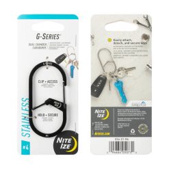 Nite Ize G-Series Dual Chamber Carabiner - No.4 Black