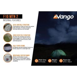 Vango F10 MTN 2 Tent
