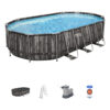 Bestway Steel Pro Max Oval Frame Pool Set - 6.10m