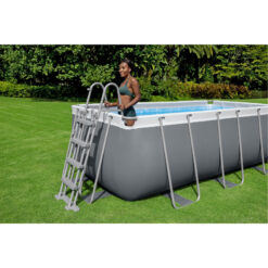 Bestway Steel Pro Max Rectangular Frame Pool Set - 4.12m