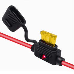 Lumeno In Line Fuse Holder with LED Indicator