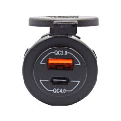 Lumeno QC3 and PD4 USB Charging Socket