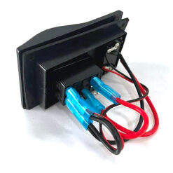 Lumeno Single Switch Panel with Volt Meter