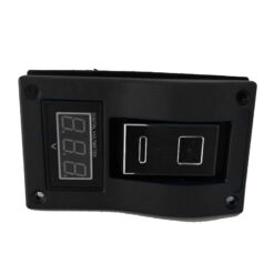 Lumeno Single Switch Panel with Volt Meter