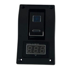 Lumeno Single Switch Panel with Volt Meter