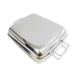 Afritrail Stainless Steel Large Double Roaster