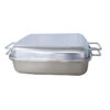 Afritrail Stainless Steel Large Double Roaster